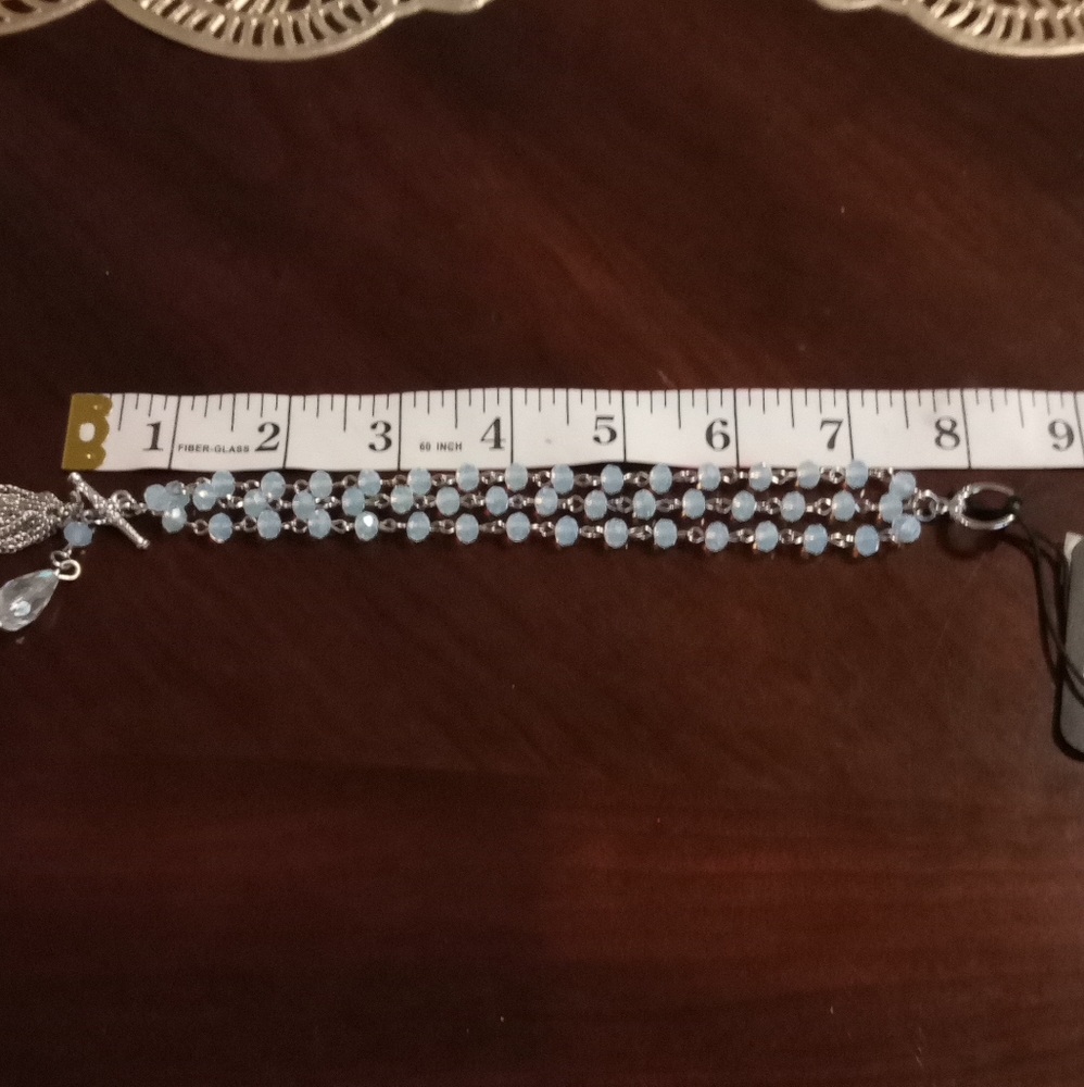 ISC Blue ball bracelet
